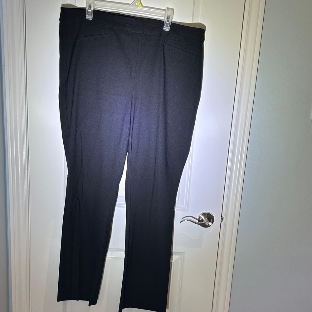 Women's Straight Leg Black Dress Pants